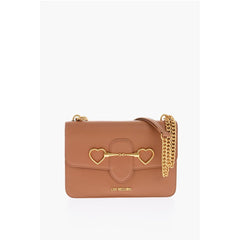 Moschino Brown Polyethylene Shoulder Bag