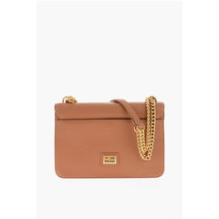 Moschino Brown Polyethylene Shoulder Bag