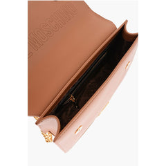 Moschino Brown Polyethylene Shoulder Bag