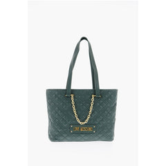 Moschino Green Polyethylene Shoulder Bag