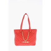 Moschino Red Polyethylene Tote Bag