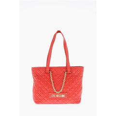 Moschino Red Polyethylene Tote Bag