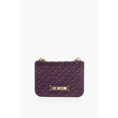 Moschino Purple Polyethylene Shoulder Bag