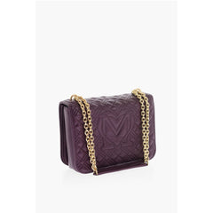 Moschino Purple Polyethylene Shoulder Bag