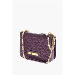 Moschino Purple Polyethylene Shoulder Bag