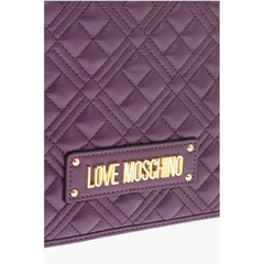 Moschino Purple Polyethylene Shoulder Bag
