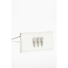 Philipp Plein White Calfskin Tote Bag