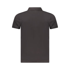 Tommy Hilfiger Black Cotton Men Polo Shirt