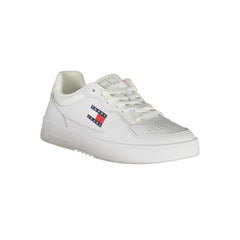 Tommy Hilfiger White Leather Mens Sneaker