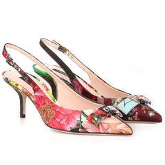 Dolce & Gabbana Multicolor Polyester Sandal