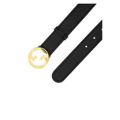 Gucci Leather GG Belt