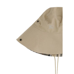 Burberry Check brim gabardine Bucket Hat
