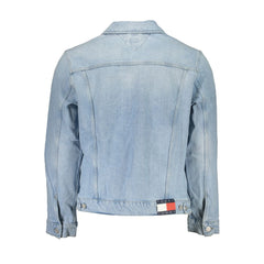 Tommy Hilfiger Light Blue Cotton Men Jacket