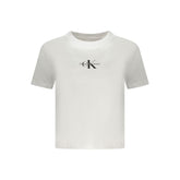 Calvin Klein White Cotton Women T-Shirt
