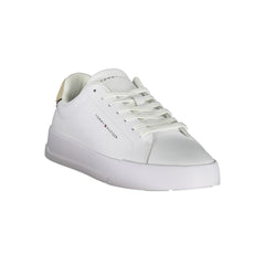 Tommy Hilfiger White Leather Men Sneaker