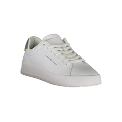 Tommy Hilfiger White Leather Men Sneaker