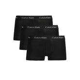 Calvin Klein Black Cotton Men Boxer