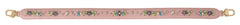Dolce & Gabbana Stunning Pink Crystal Studded Leather Strap