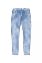 Dsquared² Light Blue Cotton Men Jeans