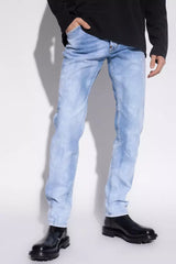 Dsquared² Light Blue Cotton Men Jeans