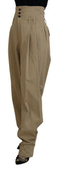 Dolce & Gabbana Elegant High Waist Tapered Trousers