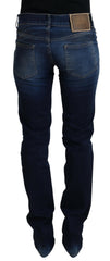 Just Cavalli Chic Low Waist Denim Pants in Blue