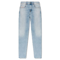 Diesel Light Blue Cotton Men Skinny Jean
