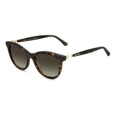 Jimmy Choo Brown Haircalf Sunglasses