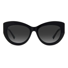 Jimmy Choo Black Haircalf Sunglasses