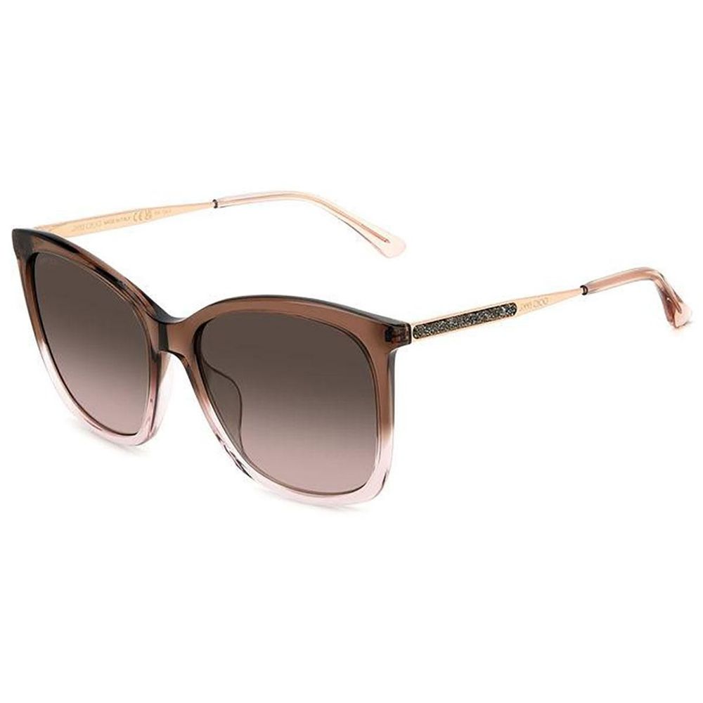 Jimmy Choo Brown Haircalf Sunglasses