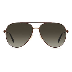 Jimmy Choo Brown Metal Sunglasses