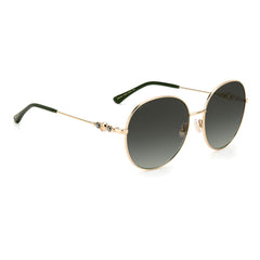 Jimmy Choo Green Stainless Steel Sunglasses