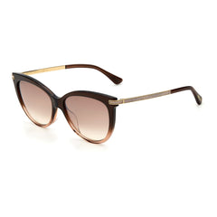 Jimmy Choo Brown Haircalf Sunglasses