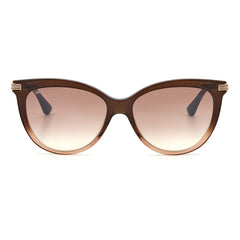 Jimmy Choo Brown Haircalf Sunglasses
