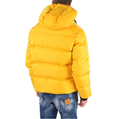 Dsquared² Yellow Nylon Men Down Jacket