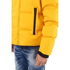 Dsquared² Yellow Nylon Men Down Jacket