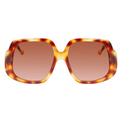 Longchamp Brown Haircalf Sunglasses