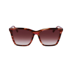 Longchamp Red Haircalf Sunglasses