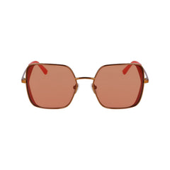 Karl Lagerfeld Orange Metal Sunglasses