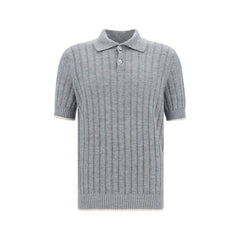 Brunello Cucinelli Ribbed Polo Shirt