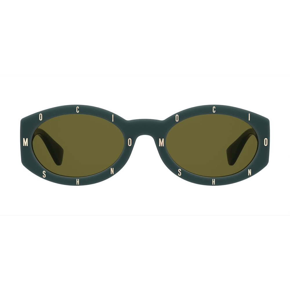 Moschino Green Haircalf Sunglasses