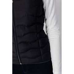 EA7 Emporio Armani Black Polyester Jackets & Coat