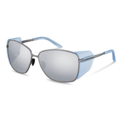 Porsche Design Gray Metal Sunglasses