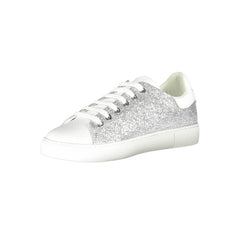 Emporio Armani Silver Polyester Women Sneaker