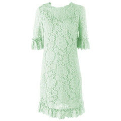 Dolce & Gabbana Green Cotton Dress