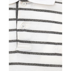 Dunhill White Cotton Polo Shirt