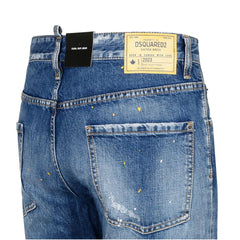 Dsquared² Blue Cotton Jeans & Pant