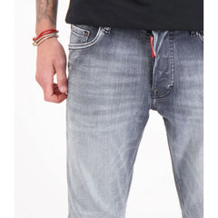 Dsquared² Gray Cotton Jeans & Pant