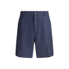 Missoni Tailored Shorts with shiny ZigZag pattern