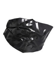 Dolce & Gabbana Black Nylon Stretch DG Logo Head Band Hat